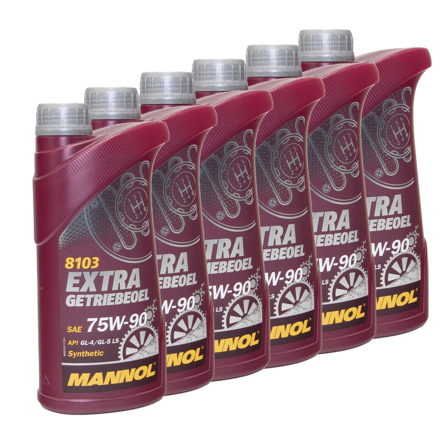 Getriebeöl MANNOL Extra 75W-90 API GL 4/GL 5 LS 6 X 1 Liter Getriebeöl MANNOL Extra 75W-90 API GL 4/GL 5 LS 6 X 1 Liter von MVH Bockauf