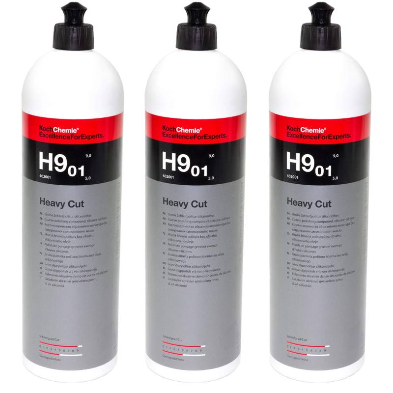 Grobe Schleifpolitur Siliconölfrei Heavy Cut H9.01 Koch Chemie 3 Liter von MVH Bockauf