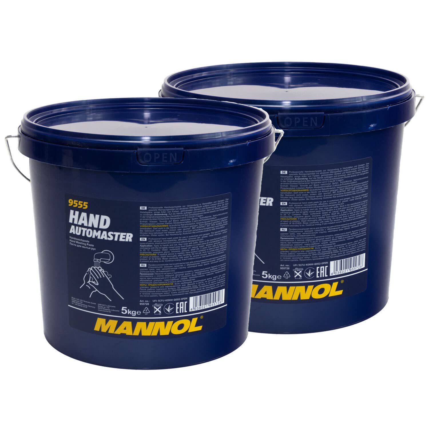 Handwaschpaste Hand Waschpaste Reiniger Mannol 9555 2 X 5 kg Handwaschpaste Hand Waschpaste Reiniger Mannol 9555 2 X 5 kg von MVH Bockauf