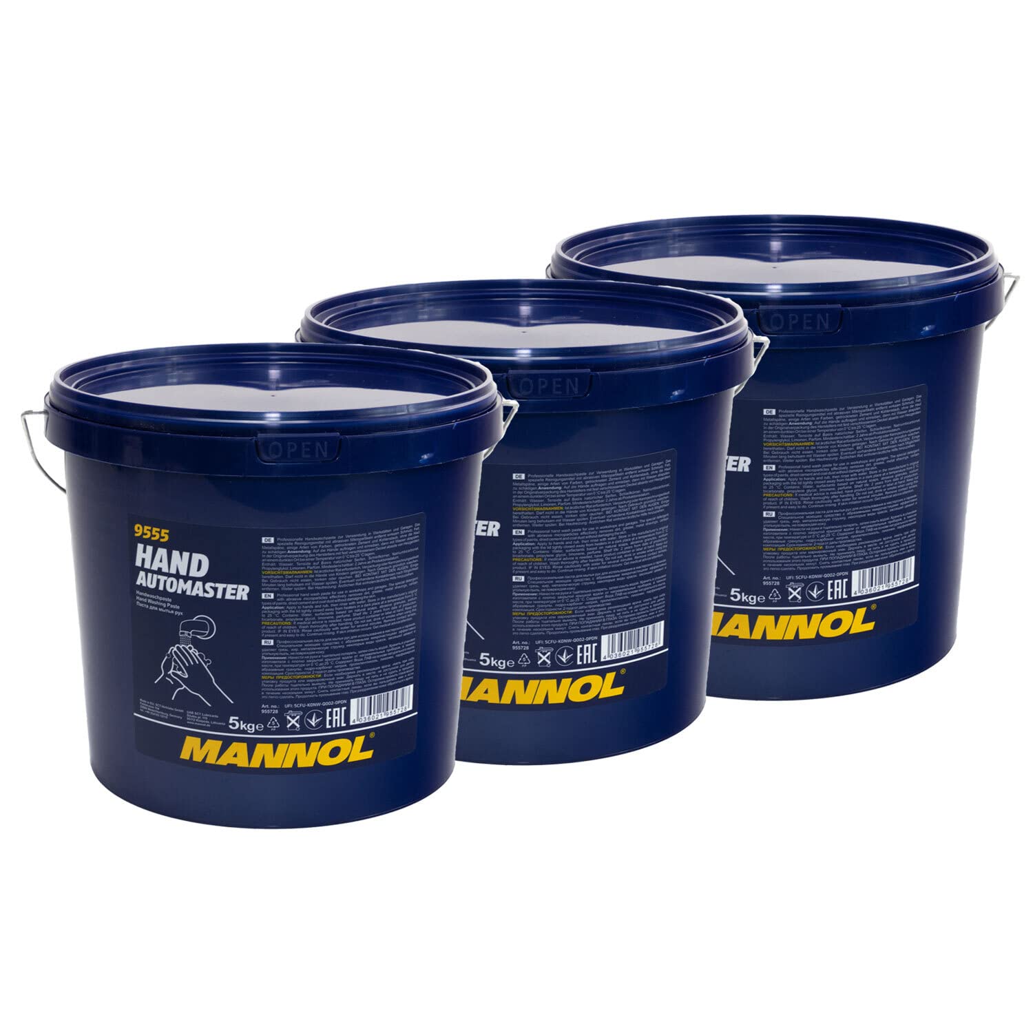 Handwaschpaste Hand Waschpaste Reiniger Mannol 9555 3 X 5 kg Handwaschpaste Hand Waschpaste Reiniger Mannol 9555 3 X 5 kg von MVH Bockauf