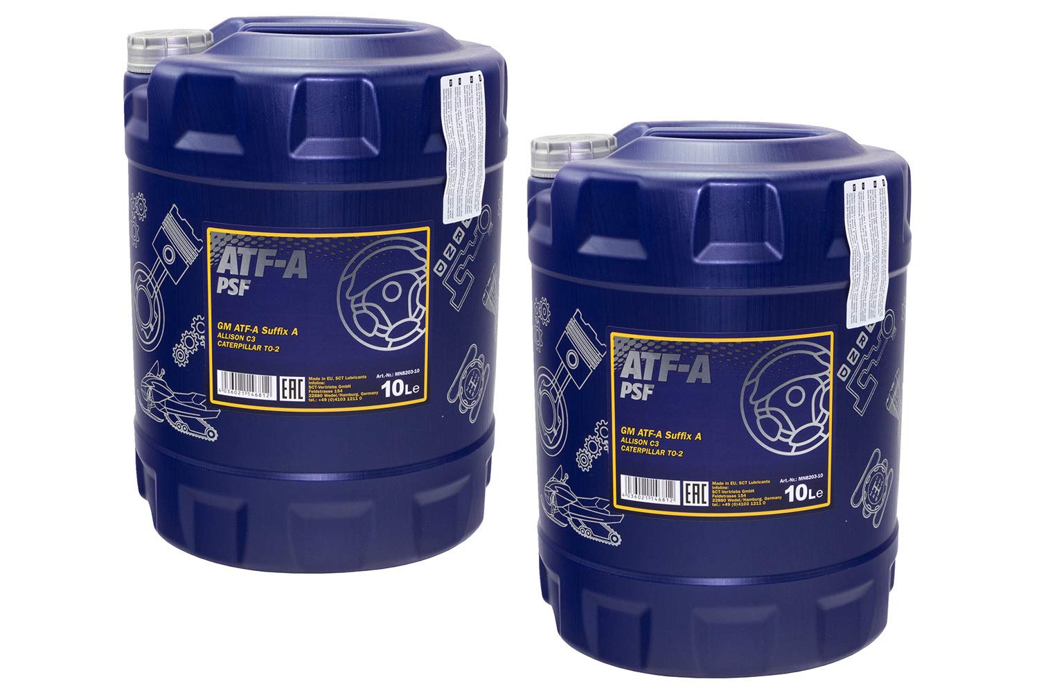 Hydraulikflüssigkeit Servoöl Getriebeöl MANNOL ATF-A PSF 20 Liter Hydraulikflüssigkeit Servoöl Getriebeöl MANNOL ATF-A PSF 20 Liter von MVH Bockauf