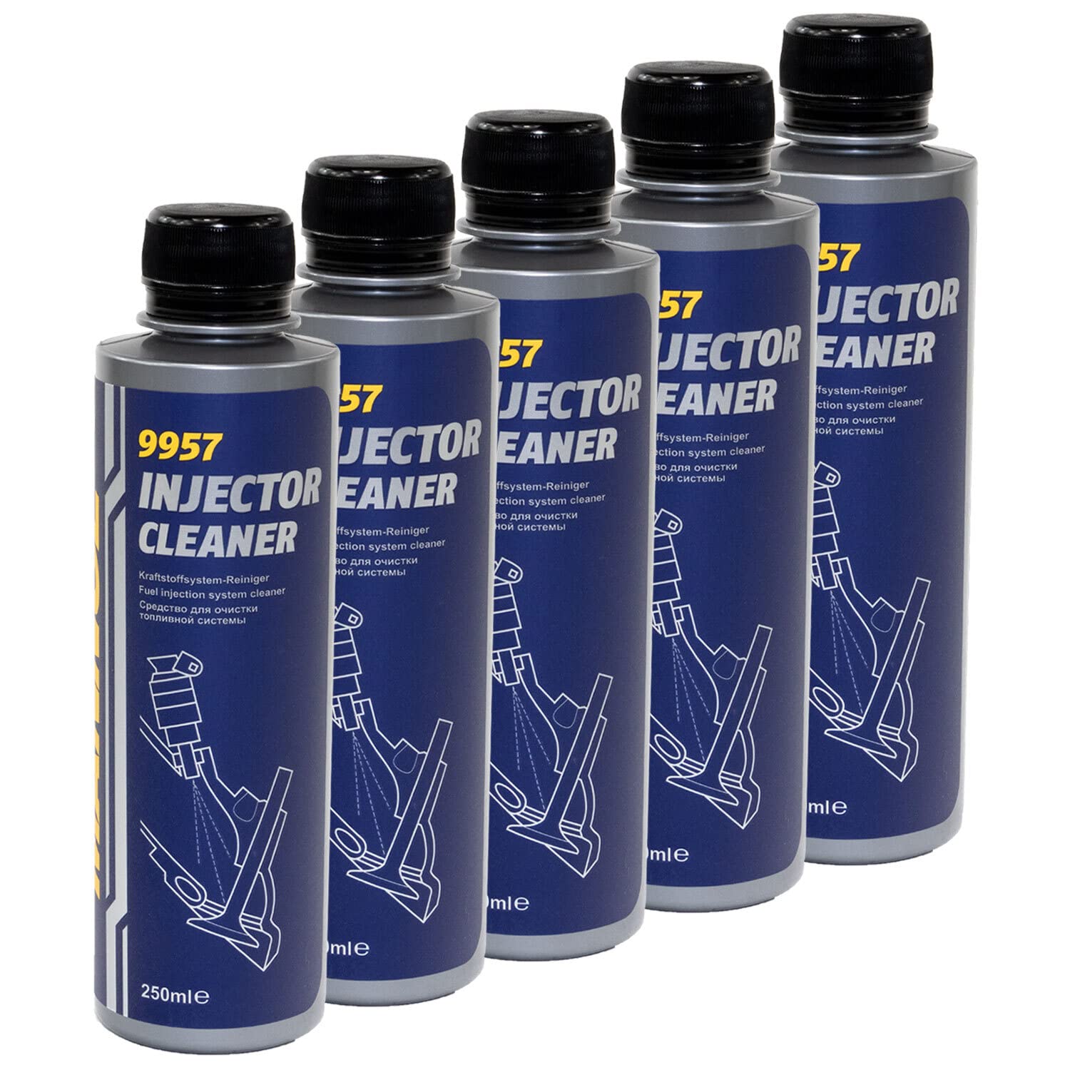 Injektor Reiniger Reinigung Benzin Motor Injector Cleaner Kraftstoff Additiv MANNOL 5 X 250 ml Injektor Reiniger Reinigung Benzin Motor Injector Cleaner Kraftstoff Additiv MANNOL 5 X 250 ml von MVH Bockauf