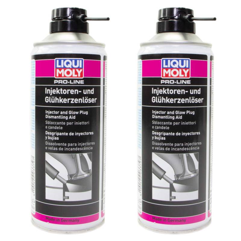 Injektoren Glühkerzen Injektor Glühkerze Löser Pro-Line LIQUI MOLY 3379 2x 400 ml von MVH Bockauf