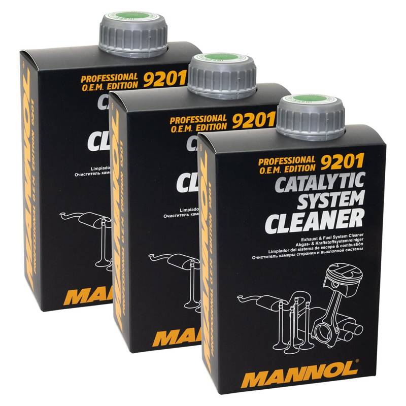 Katalysator System Reiniger Abgasreiniger MANNOL 9201 3 X 500 ml von MVH Bockauf