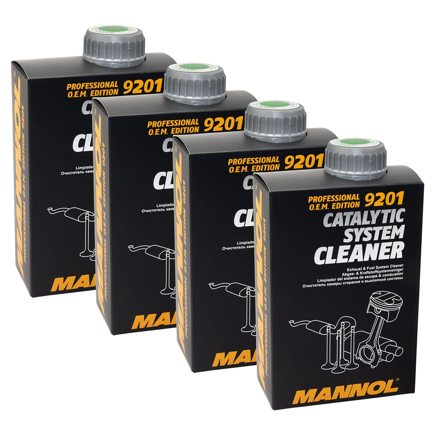 Katalysator System Reiniger Abgasreiniger MANNOL 9201 4 X 500 ml von MVH Bockauf