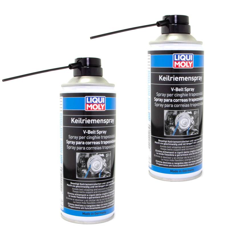 Keilriemen Antriebsriemen Zahnriemen V-Belt Spray LIQUI MOLY 4085 2x 400 ml von MVH Bockauf