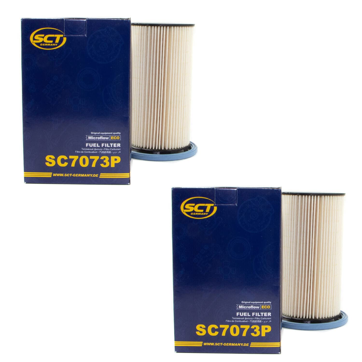 Kraftstofffilter Filter Diesel SCT SC7073P Set 2 Stück von MVH Bockauf
