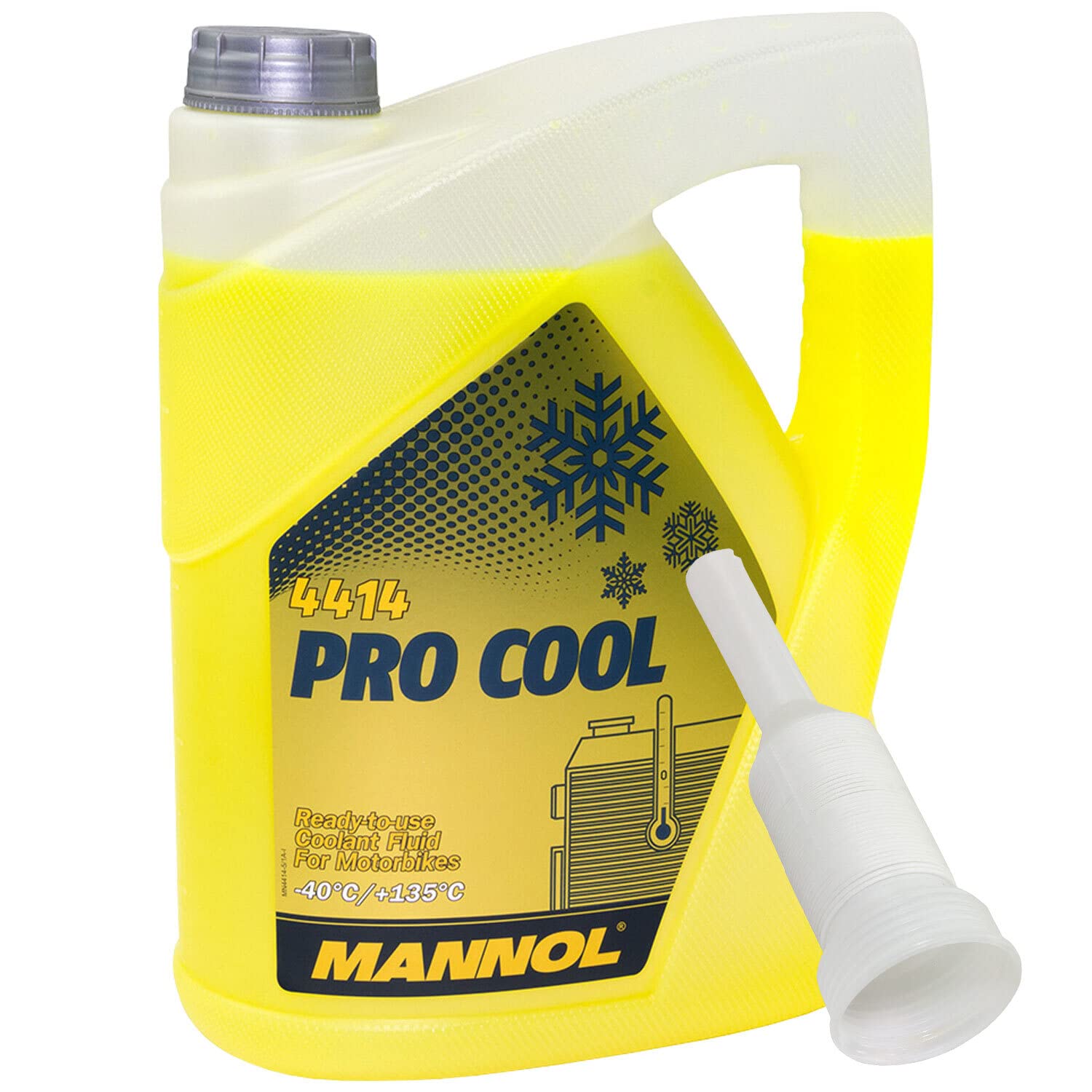Kühlerfrostschutz Kühlmittel Fertiggemisch MANNOL Pro Cool 5 Liter mit Ausgießer Kühlerfrostschutz Kühlmittel Fertiggemisch MANNOL Pro Cool 5 Liter mit Ausgießer von MVH Bockauf
