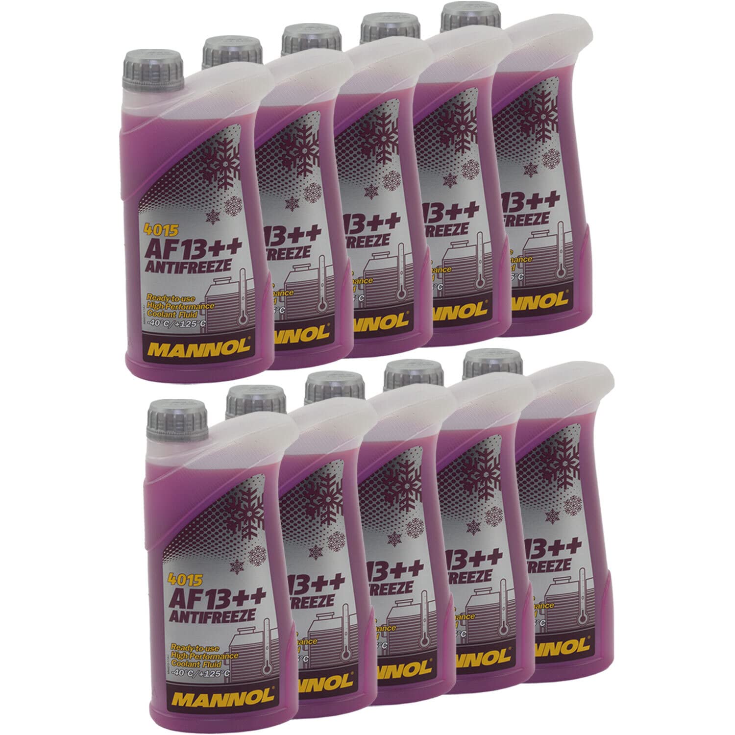 Kühlerfrostschutz MANNOL AF13++ Antifreeze 10 X 1 Liter Fertiggemisch -40°C rot Kühlerfrostschutz MANNOL AF13++ Antifreeze 10 X 1 Liter Fertiggemisch -40°C rot von MVH Bockauf