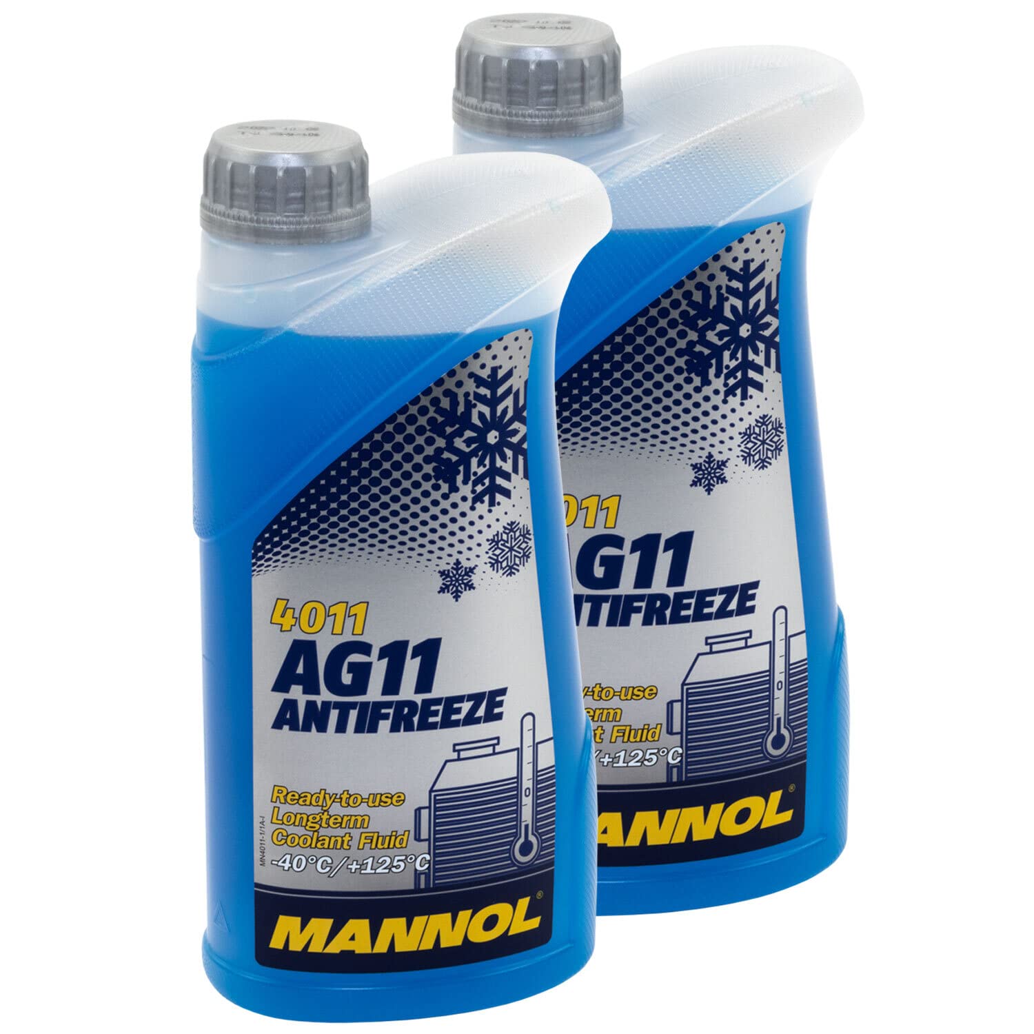 Kühlerfrostschutz MANNOL Longterm Antifreeze 2 X 1 Liter Fertiggemisch -40°C blau Kühlerfrostschutz MANNOL Longterm Antifreeze 2 X 1 Liter Fertiggemisch -40°C blau von MVH Bockauf