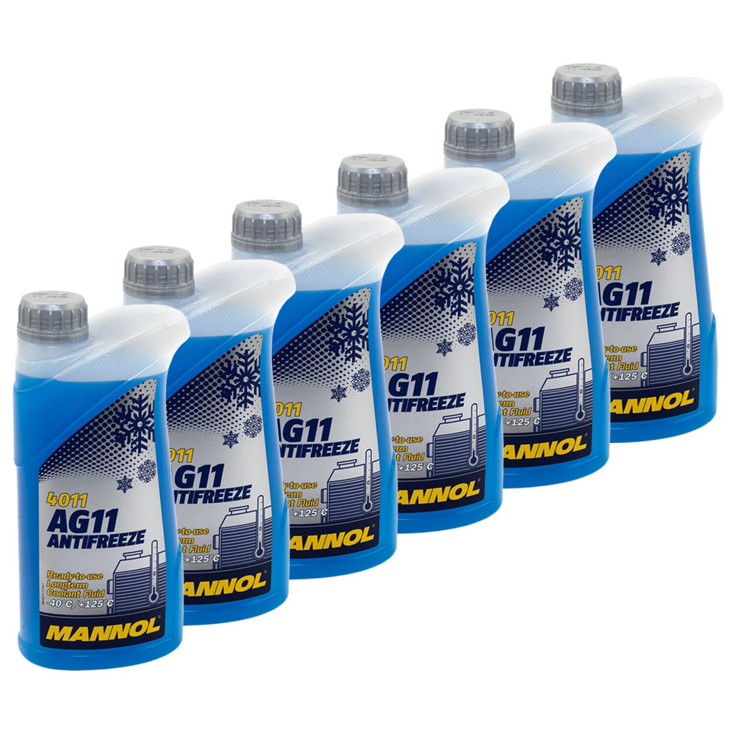 Kühlerfrostschutz MANNOL Longterm Antifreeze 6 X 1 Liter Fertiggemisch -40°C blau Kühlerfrostschutz MANNOL Longterm Antifreeze 6 X 1 Liter Fertiggemisch -40°C blau von MVH Bockauf