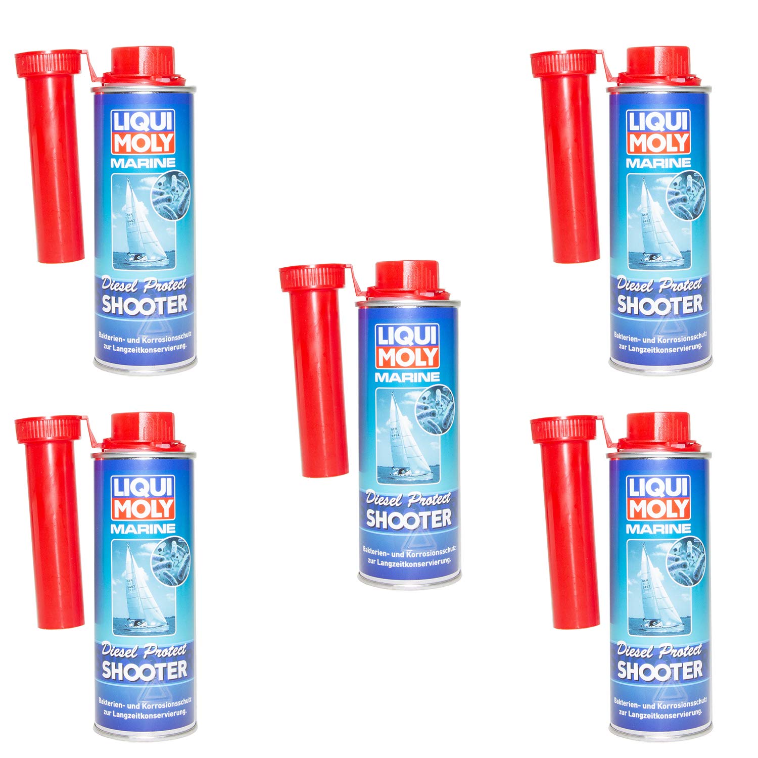 LIQUI MOLY Motor Marine Diesel Protect Shooter 5 X 200 ml Additiv Anti Bakterien LIQUI MOLY Motor Marine Diesel Protect Shooter 5 X 200 ml Additiv Anti Bakterien von MVH Bockauf