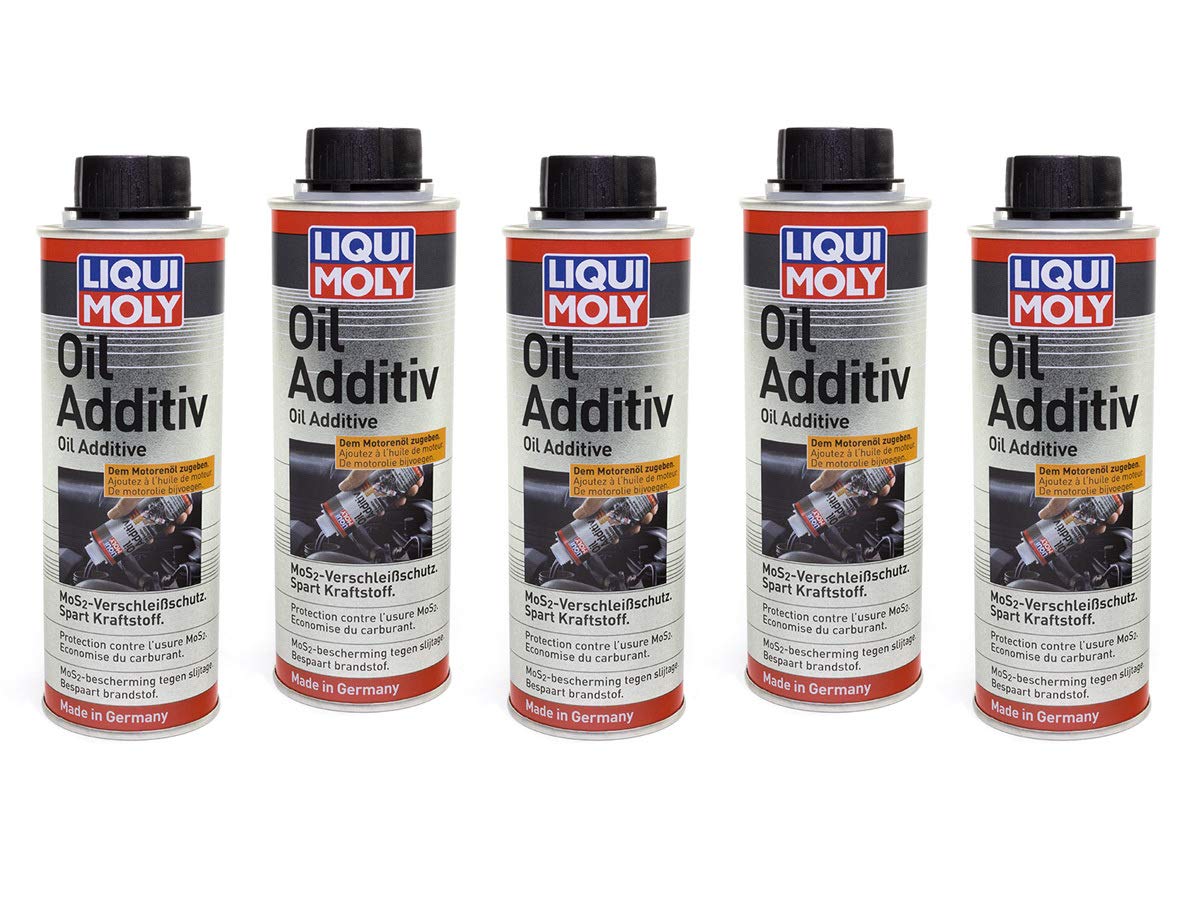 LIQUI MOLY Öl Additiv Oiladditiv 5 Stück á 200 ml MoS2 Verschleißschutz Schutz LIQUI MOLY Öl Additiv Oiladditiv 5 Stück á 200 ml MoS2 Verschleißschutz Schutz von MVH Bockauf