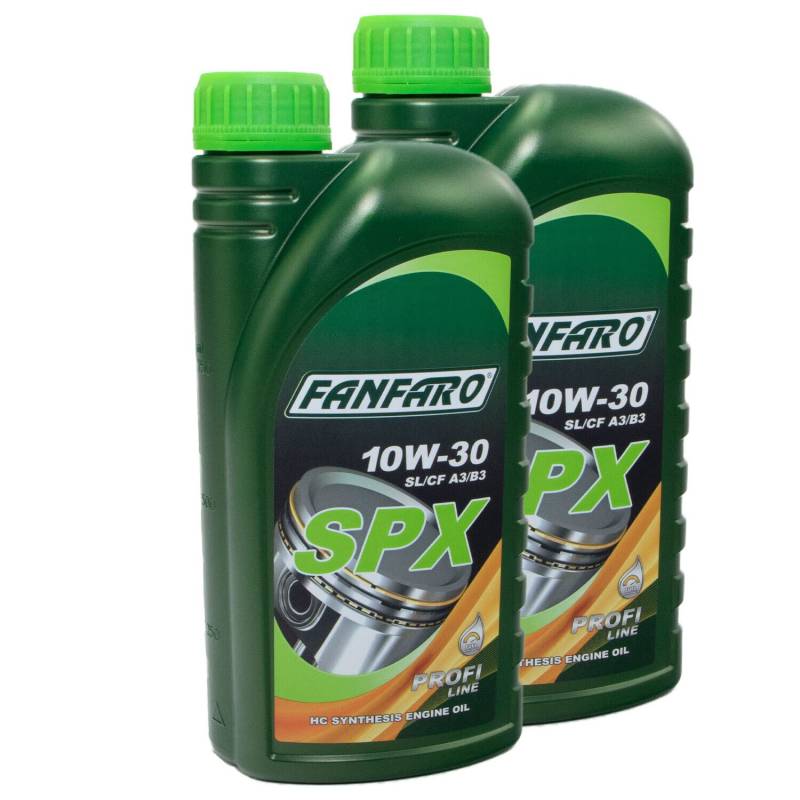 Motoröl Fanfaro 10W30 SPX API SN 2 X 1 Liter von MVH Bockauf
