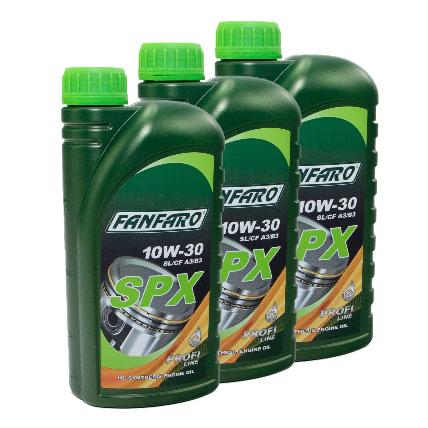 Motoröl Fanfaro 10W30 SPX API SN 3 X 1 Liter Motoröl Fanfaro 10W30 SPX API SN 3 X 1 Liter von MVH Bockauf