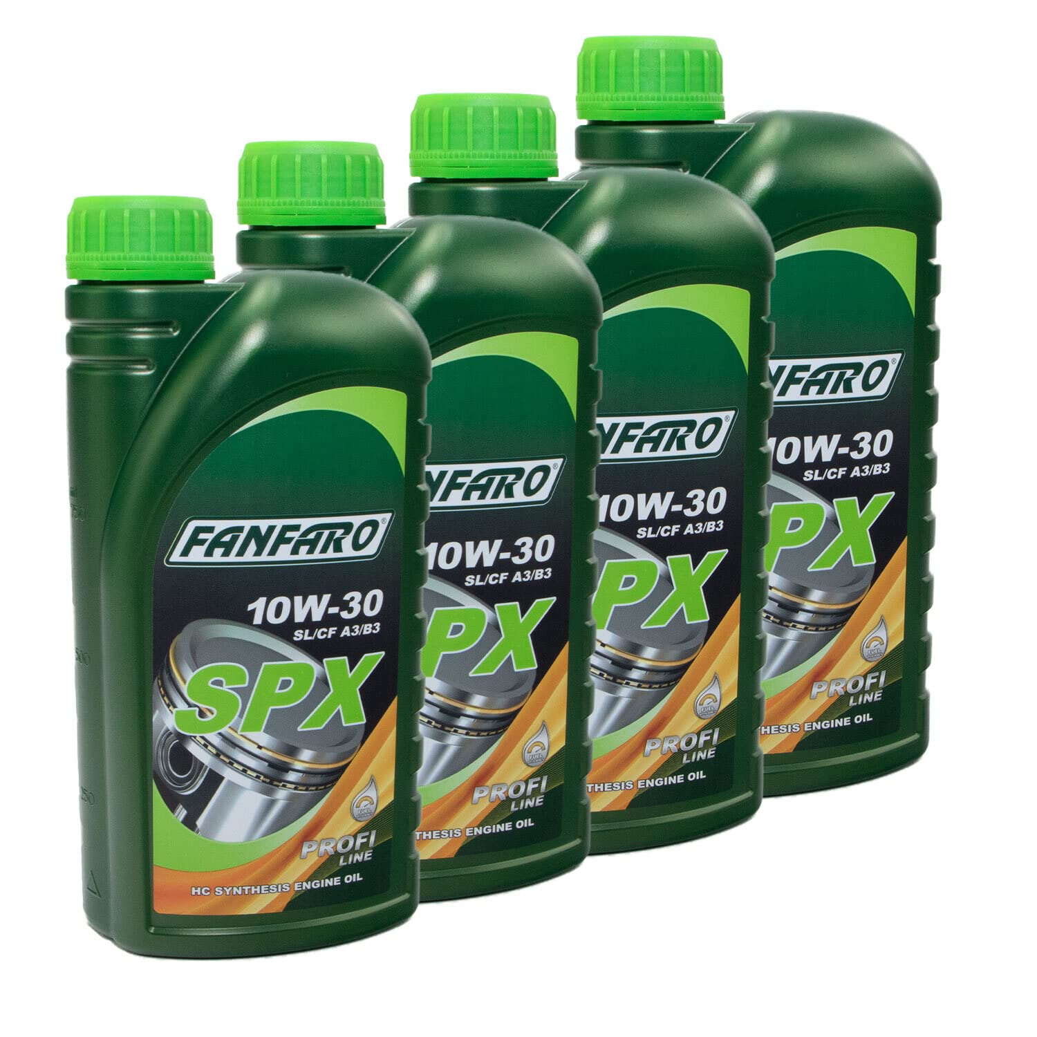 Motoröl Fanfaro 10W30 SPX API SN 4 X 1 Liter Motoröl Fanfaro 10W30 SPX API SN 4 X 1 Liter von MVH Bockauf