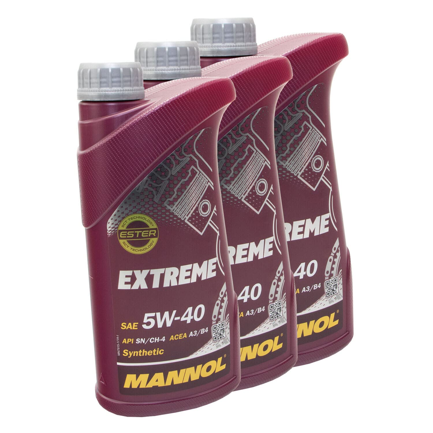 Motoröl MANNOL 5W-40 Extreme API SN/CH-4 3 X 1 Liter Motoröl MANNOL 5W-40 Extreme API SN/CH-4 3 X 1 Liter von MVH Bockauf