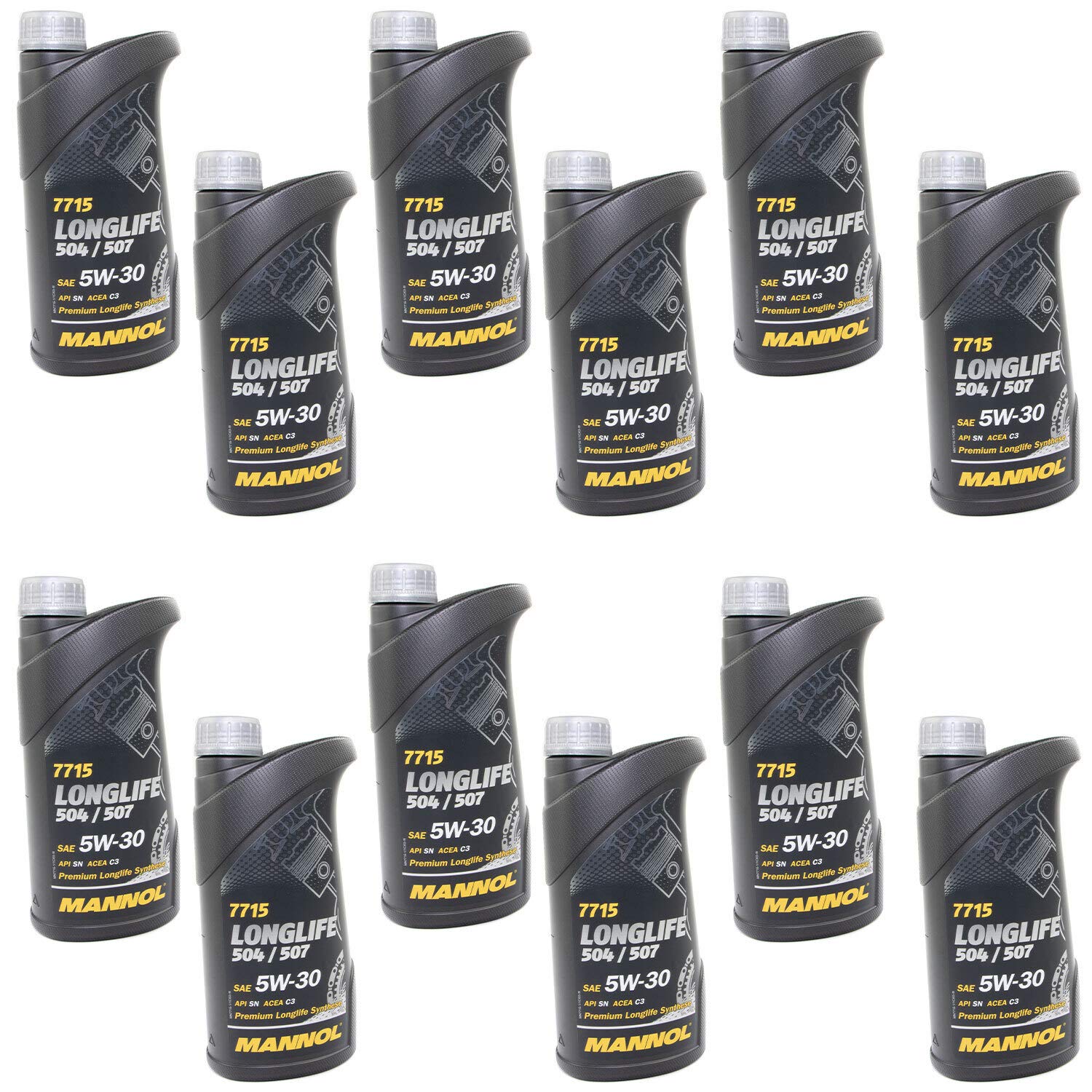 Motoröl MANNOL 5W30 Longlife API SN 12 X 1 Liter Motoröl MANNOL 5W30 Longlife API SN 12 X 1 Liter von MVH Bockauf