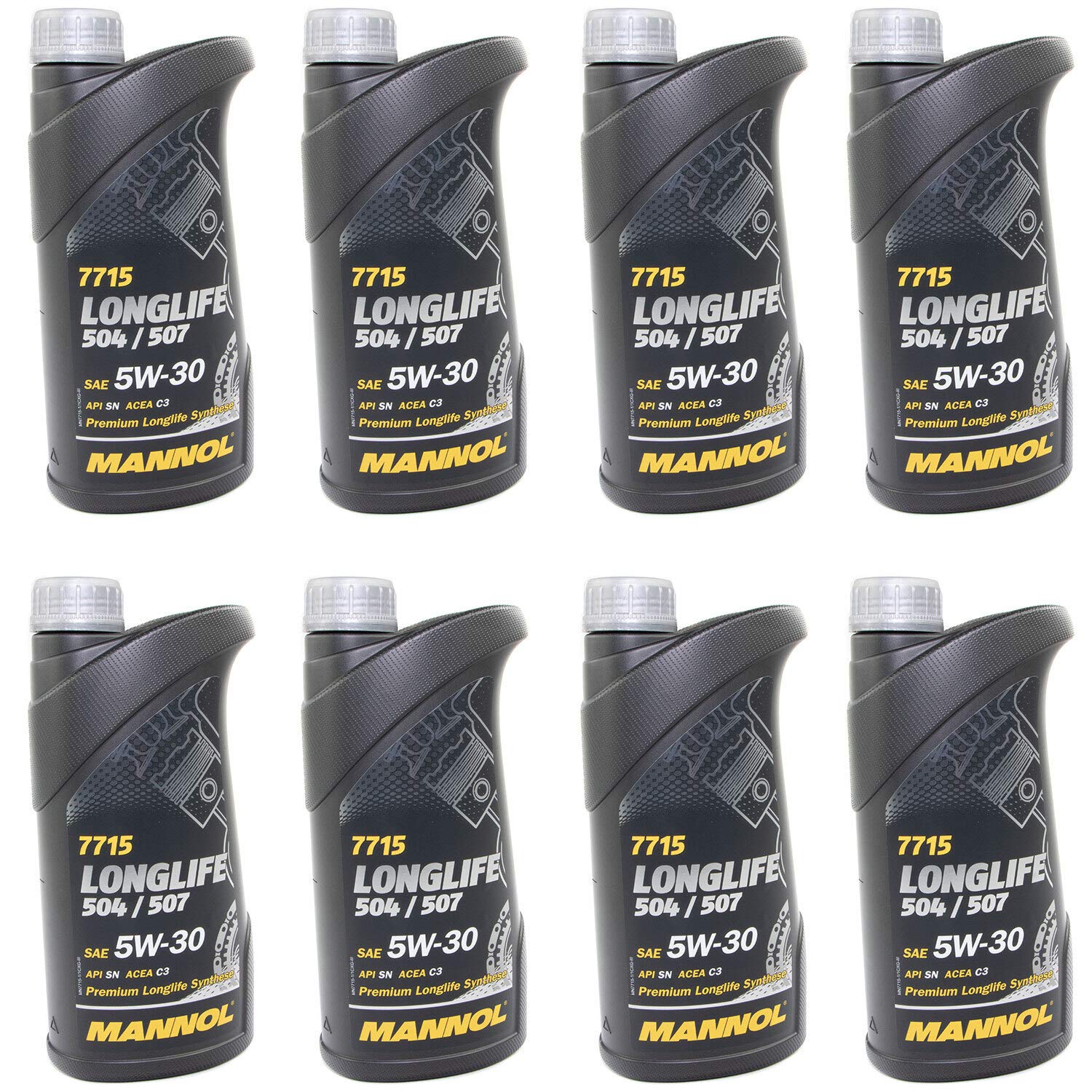 Motoröl MANNOL 5W30 Longlife API SN 8 X 1 Liter Motoröl MANNOL 5W30 Longlife API SN 8 X 1 Liter von MVH Bockauf