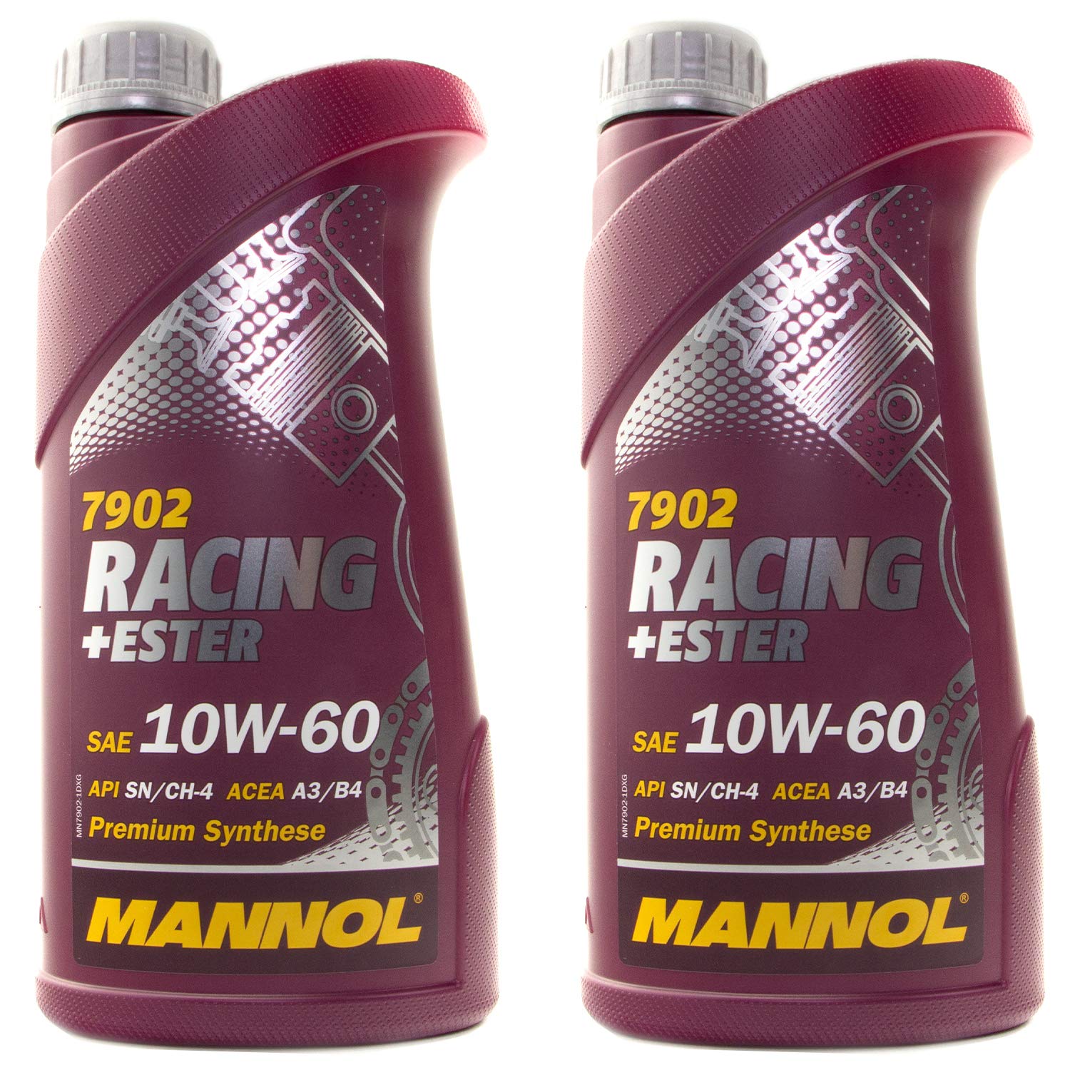 Motoröl Motor ÖL Oel Benzin Diesel MANNOL Racing+Ester 10W-60 API SN/CH-4 2x 1 Liter Motoröl Motor ÖL Oel Benzin Diesel MANNOL Racing+Ester 10W-60 API SN/CH-4 2x 1 Liter von MVH Bockauf