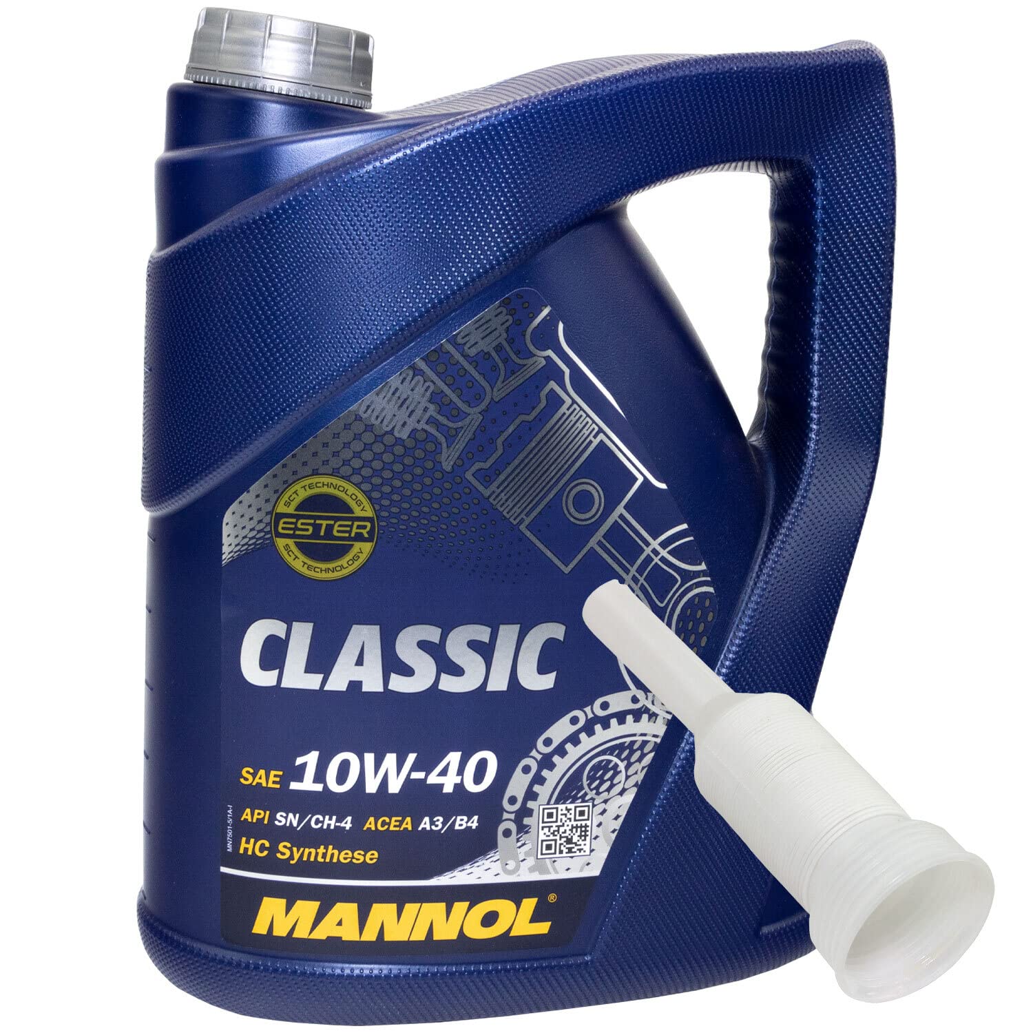 Motoröl Motor Öl MANNOL Classic 10W-40 API SN/CH-4 5 Liter mit Ausgießer Motoröl Motor Öl MANNOL Classic 10W-40 API SN/CH-4 5 Liter mit Ausgießer von MVH Bockauf