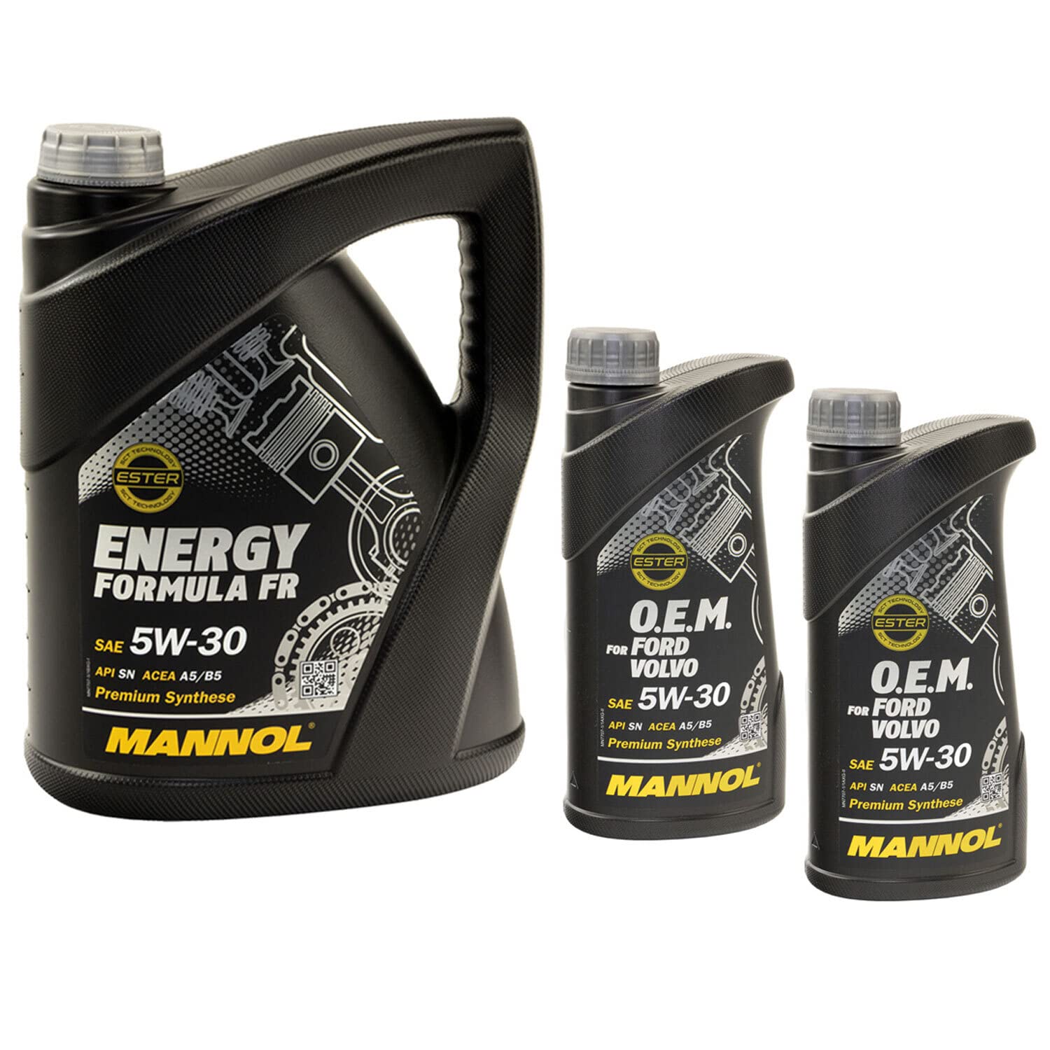 Motoröl Motor Öl MANNOL O.E.M. 5W30 API SN 5 Liter + 2 X 1 Liter Motoröl Motor Öl MANNOL O.E.M. 5W30 API SN 5 Liter + 2 X 1 Liter von MVH Bockauf