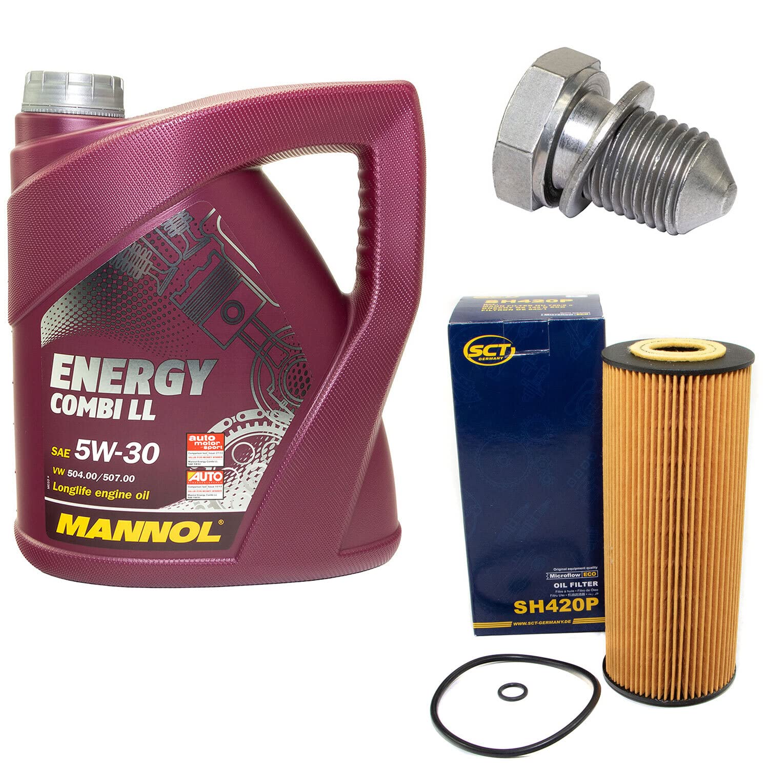 Motoröl Set 5W30 4 Liter + Ölfilter SH420P + Ölablassschraube 48871 Motoröl Set 5W30 4 Liter + Ölfilter SH420P + Ölablassschraube 48871 von MVH Bockauf