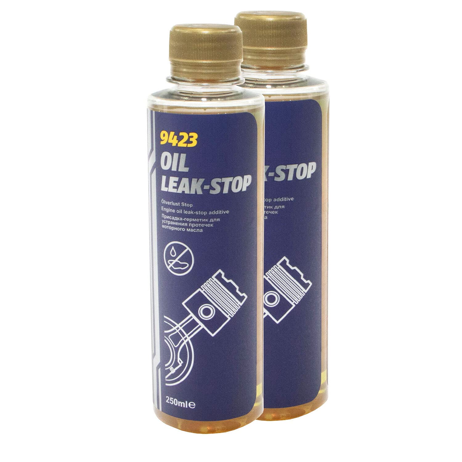 Ölverlust Stop Oil Leak Stop 9423 MANNOL 2 X 250 ml Ölverlust Stop Oil Leak Stop 9423 MANNOL 2 X 250 ml von MVH Bockauf