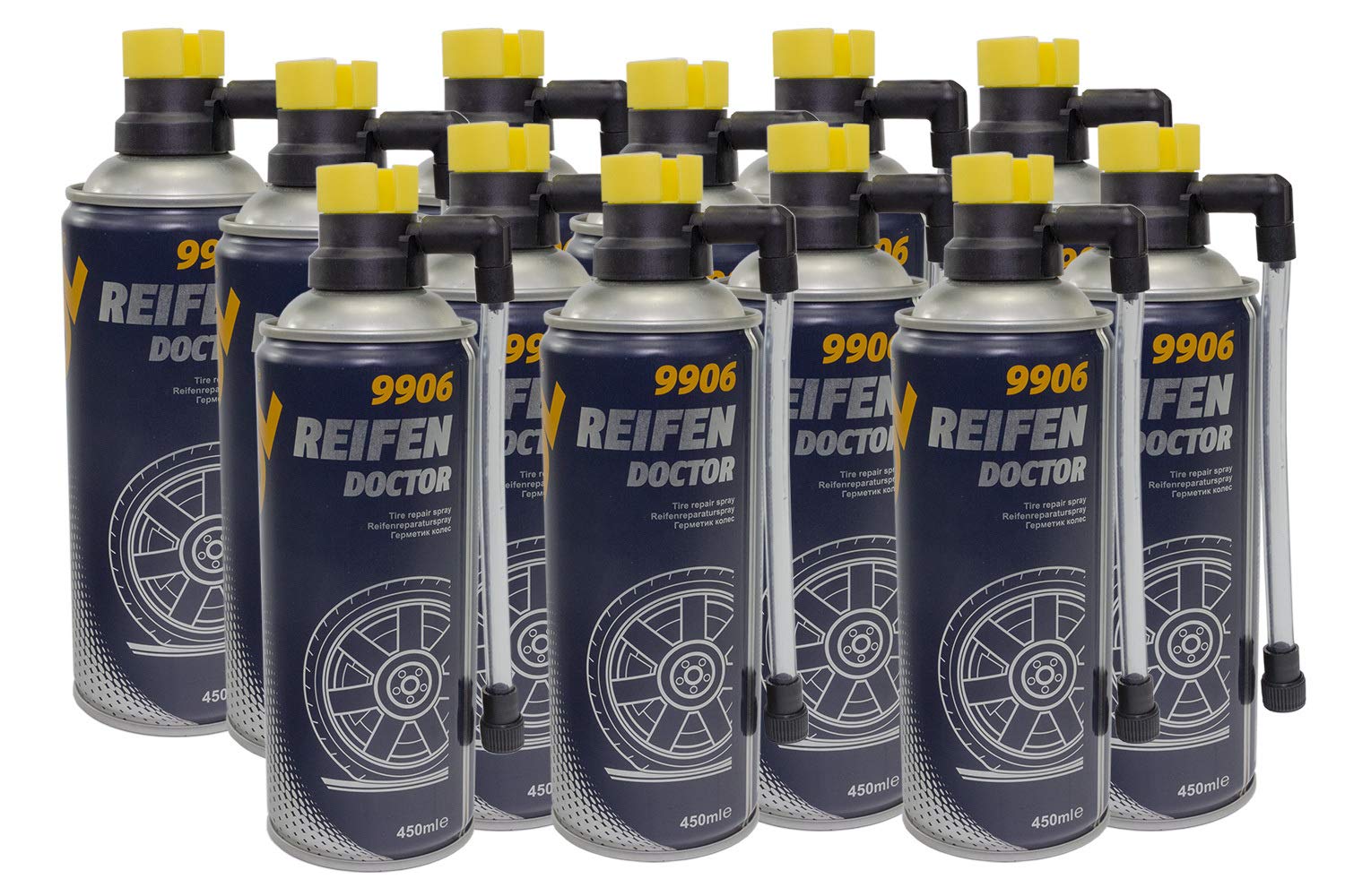 Reifen Reparatur Spray Mannol 5,4 Liter Reifenpilot Reifendicht von MVH Bockauf