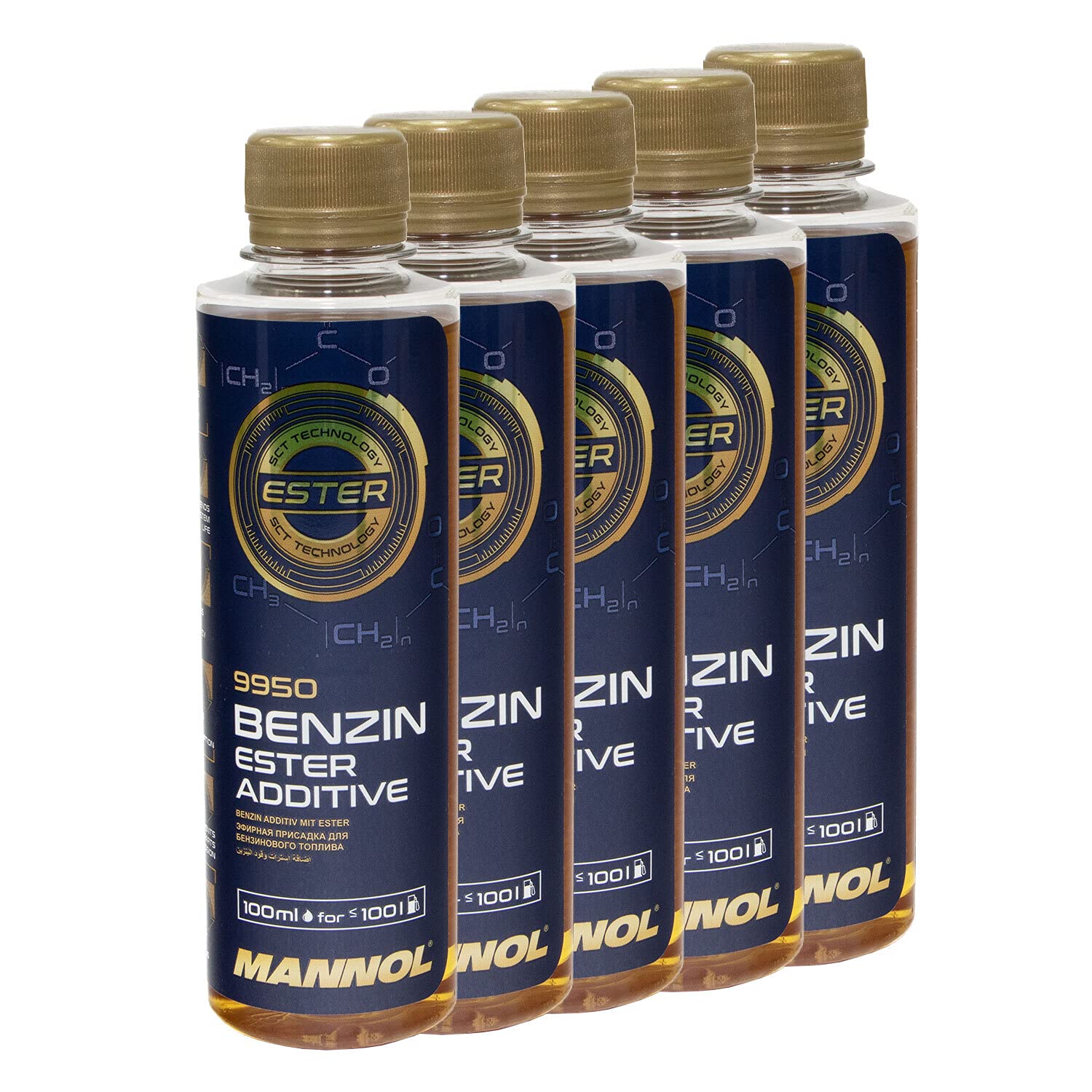 Reiniger Kraftstoff System Reinigungsmittel MANNOL Benzin Ester Additiv 9950 5 X 250 ml Reiniger Kraftstoff System Reinigungsmittel MANNOL Benzin Ester Additiv 9950 5 X 250 ml von MVH Bockauf