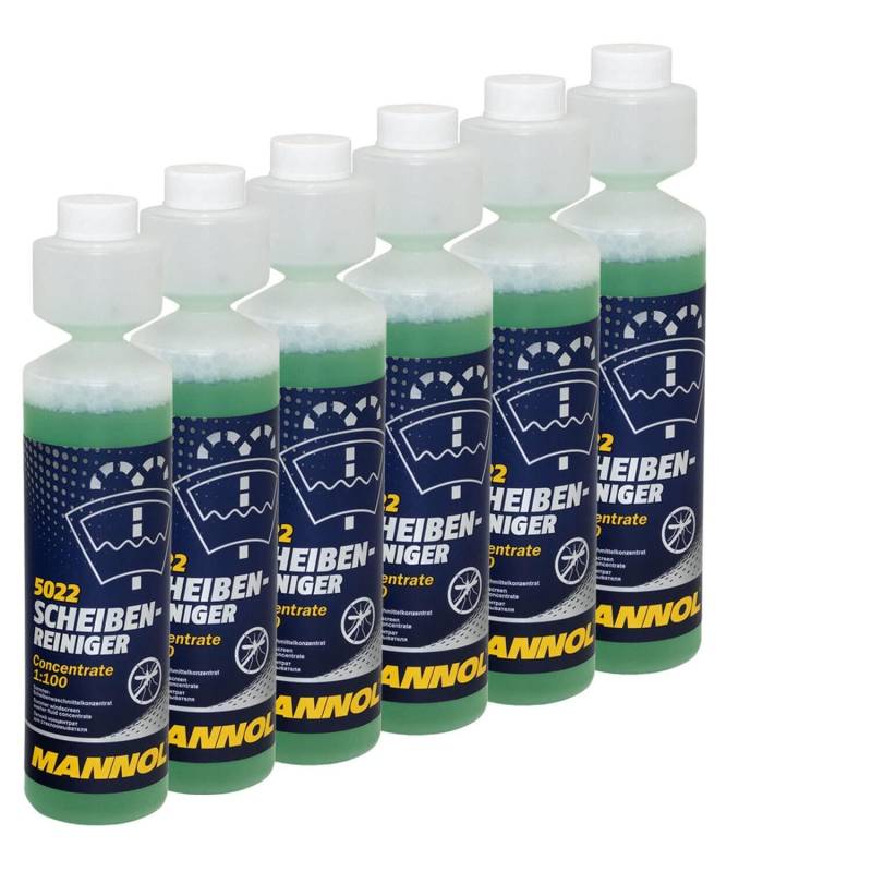 Scheiben Reiniger Konzentrat Sommer MANNOL 6 X 250 ml von MVH Bockauf