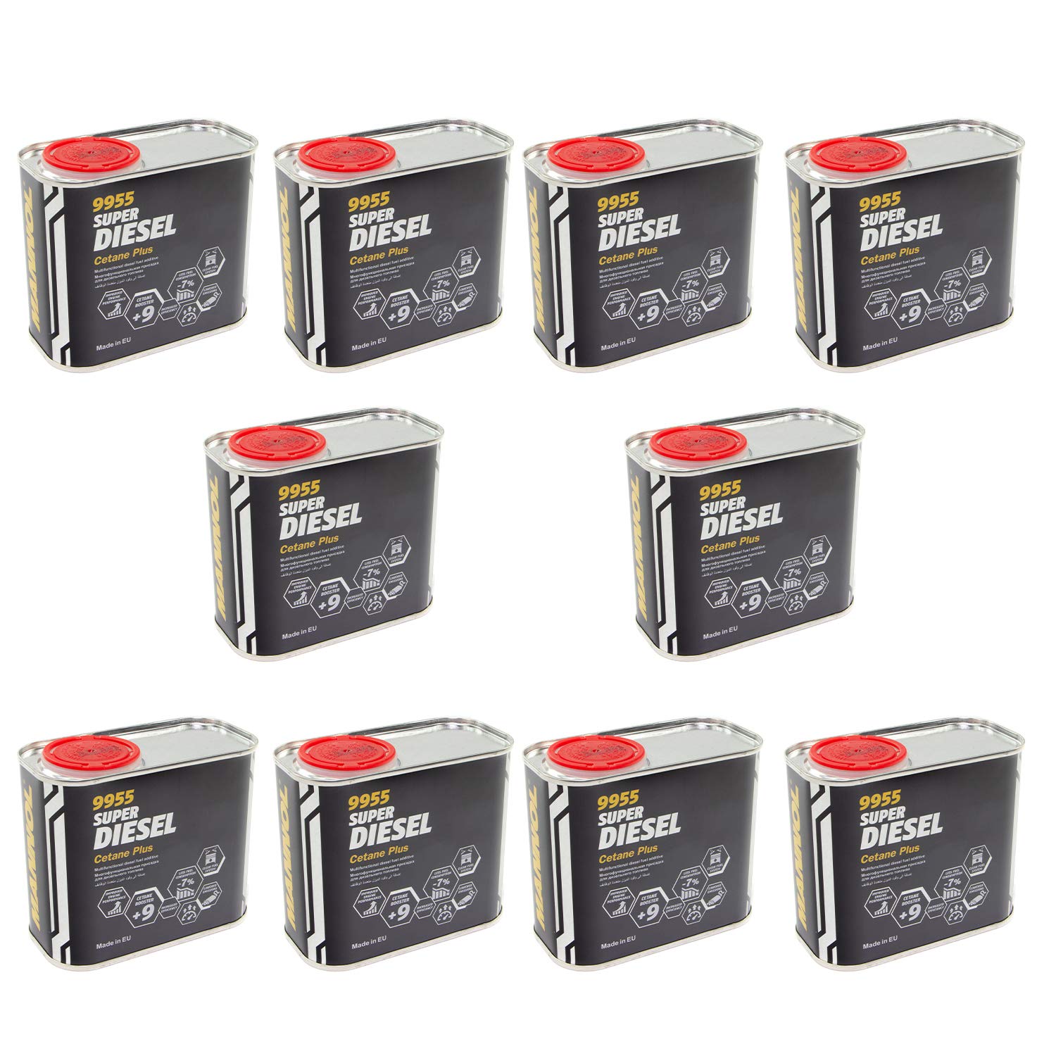 Super Diesel Cetan Plus Diesel Kraftstoff Additiv Mannol 9955 10 X 450 ml Super Diesel Cetan Plus Diesel Kraftstoff Additiv Mannol 9955 10 X 450 ml von MVH Bockauf