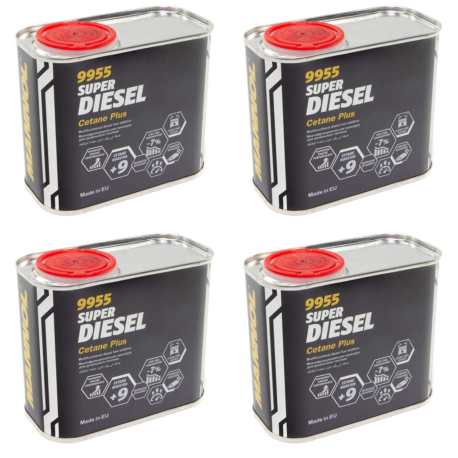 Super Diesel Cetan Plus Diesel Kraftstoff Additiv Mannol 9955 4 X 450 ml Super Diesel Cetan Plus Diesel Kraftstoff Additiv Mannol 9955 4 X 450 ml von MVH Bockauf
