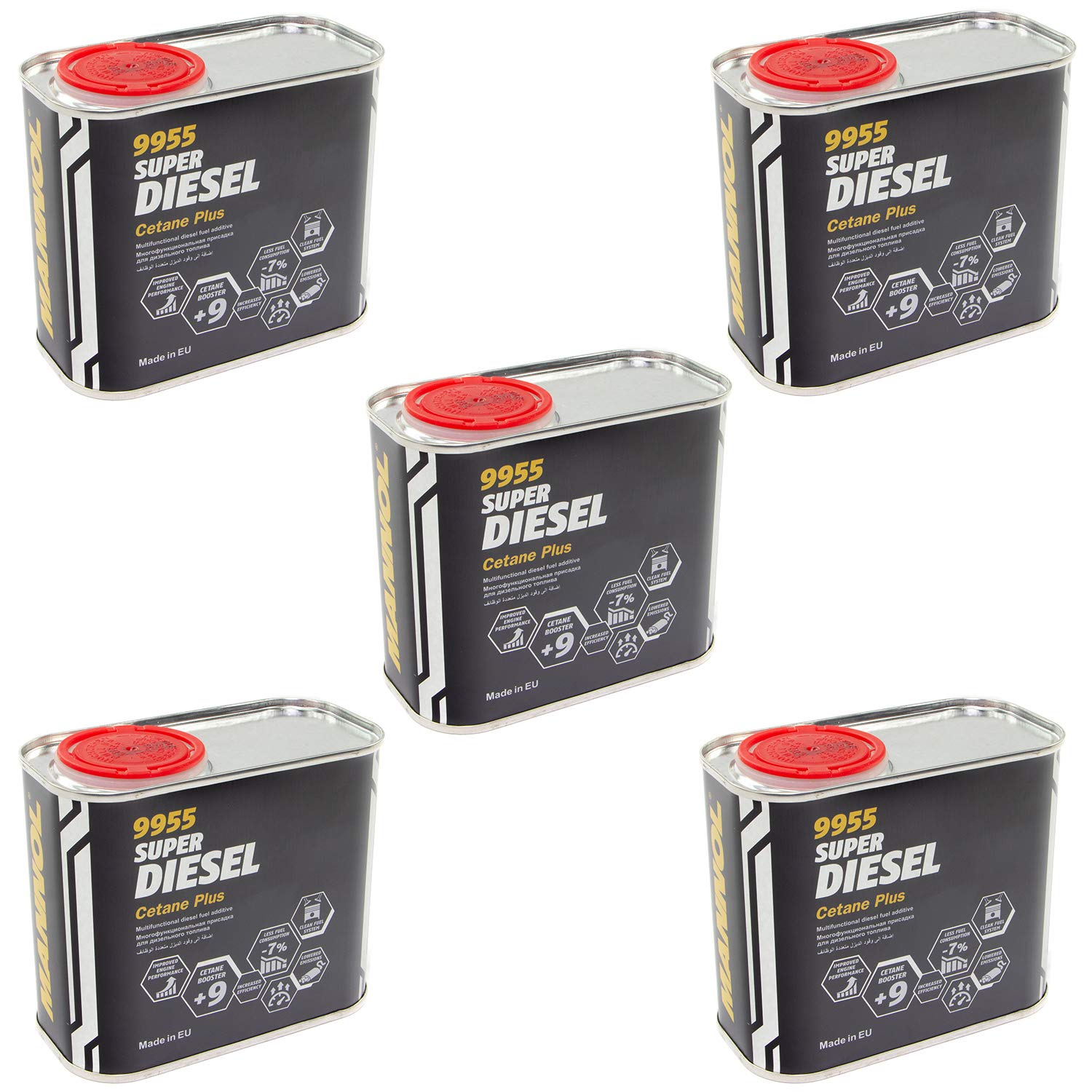 Super Diesel Cetan Plus Diesel Kraftstoff Additiv Mannol 9955 5 X 450 ml Super Diesel Cetan Plus Diesel Kraftstoff Additiv Mannol 9955 5 X 450 ml von MVH Bockauf