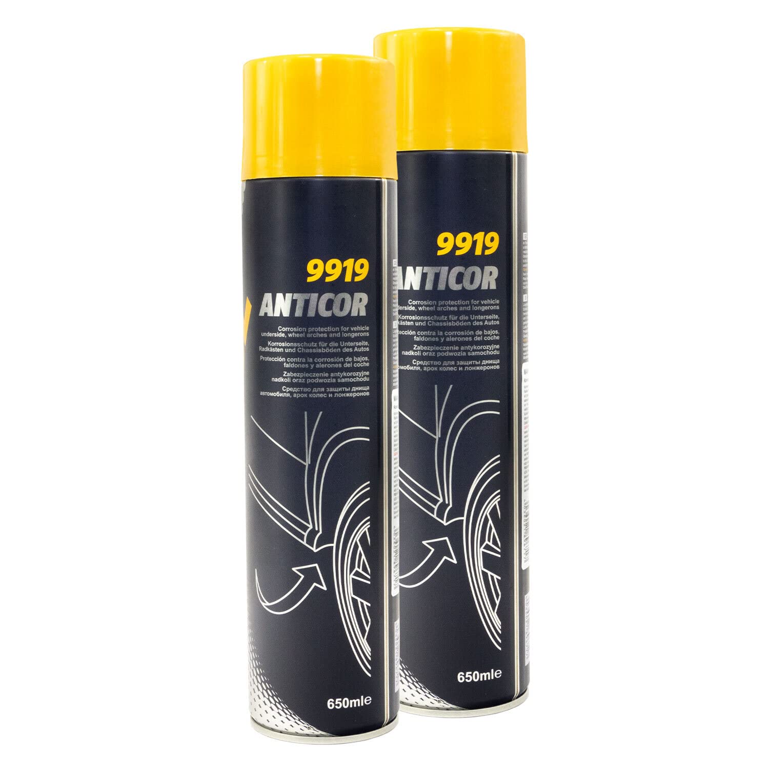 Unterbodenschutz Anticor Spray 9919 MANNOL 2 X 650 ml von MVH Bockauf