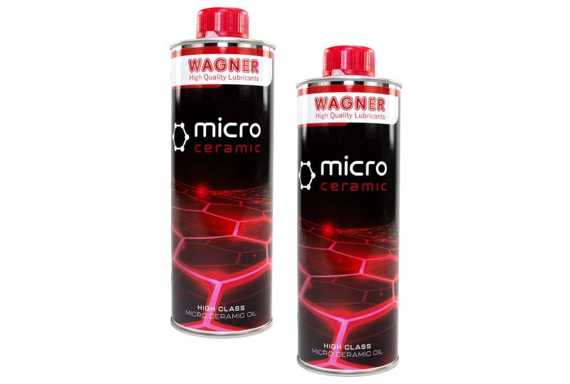WAGNER SPEZIALSCHMIERSTOFFE Universal-Micro-Ceramic-Oil Öl-Zusatz 2 x 500 ml von MVH Bockauf