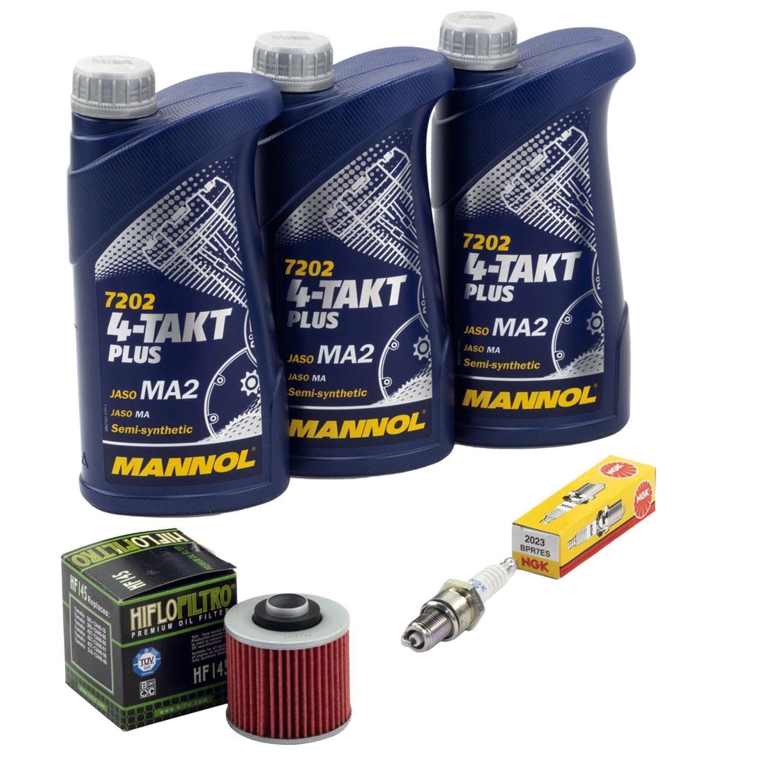 Wartungspaket Öl 3L + Ölfilter + Zündkerze für Yamaha SR 500 SR500 48T Baujahr 1984-1999 Wartungspaket Öl 3L + Ölfilter + Zündkerze für Yamaha SR 500 SR500 48T Baujahr 1984-1999 von MVH Bockauf