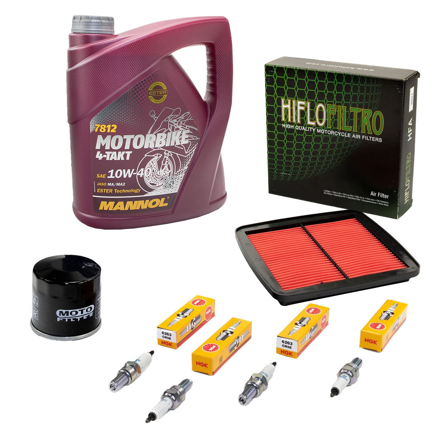 Wartungspaket Öl 4L + Luftfilter + Ölfilter + Zündkerzen für Suzu ki RF 600 R RF 900 R GN76B GT73B Bj 1993-1997 Wartungspaket Öl 4L + Luftfilter + Ölfilter + Zündkerzen für Suzu ki RF 600 R RF 900 R GN76B GT73B Bj 1993-1997 von MVH Bockauf