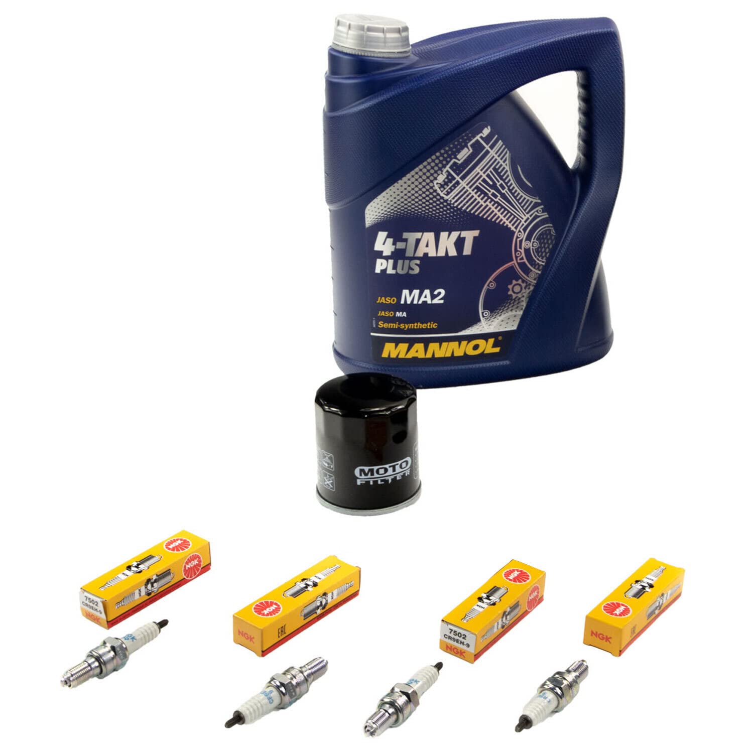 Wartungspaket Öl 4L + Ölfilter + Zündkerzen für Hon da CBR 900 RR CBR900 RR SC28 SC33 Bj 1992-1999 Wartungspaket Öl 4L + Ölfilter + Zündkerzen für Hon da CBR 900 RR CBR900 RR SC28 SC33 Bj 1992-1999 von MVH Bockauf