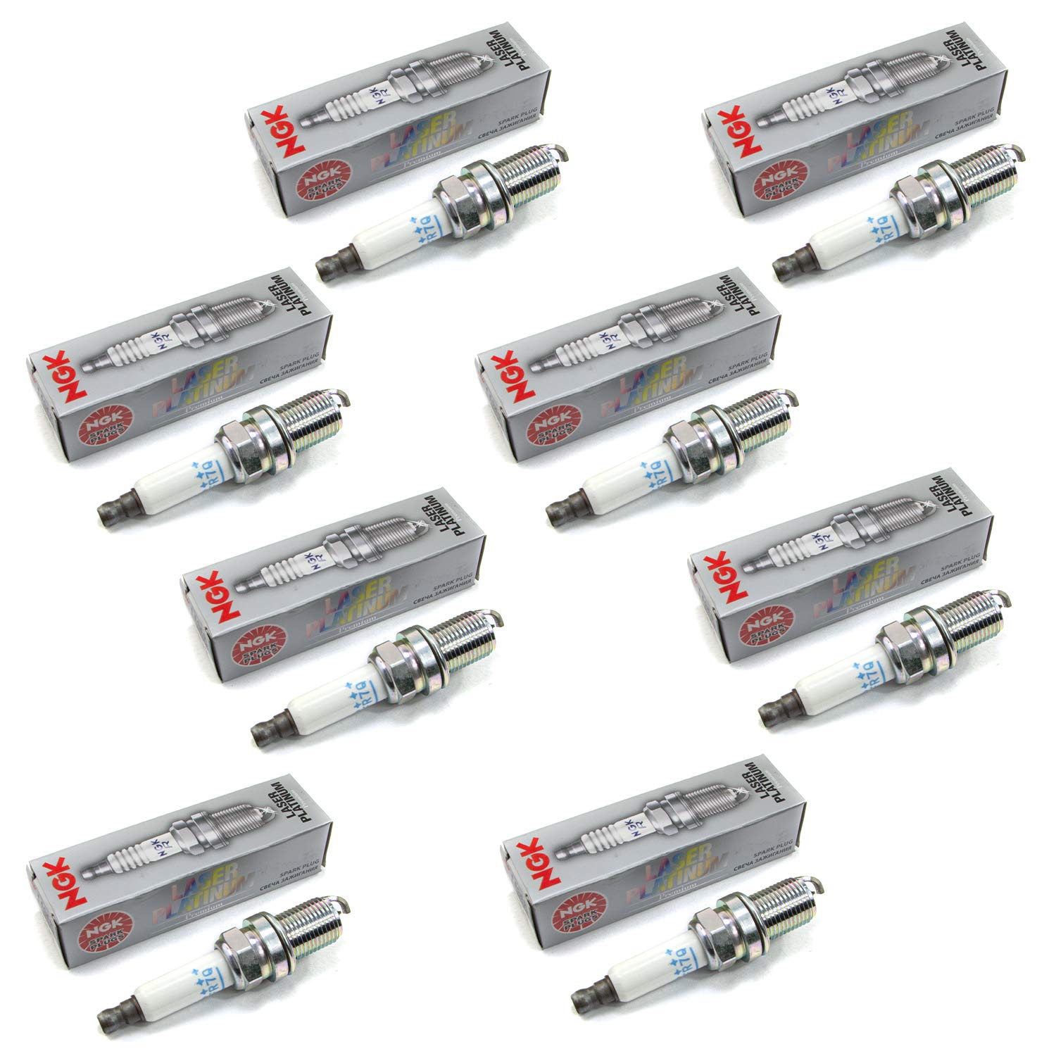 Zündkerze NGK Laser Platinum PFR7Q 7963 Set 8 Stück Zündkerze NGK Laser Platinum PFR7Q 7963 Set 8 Stück von MVH Bockauf