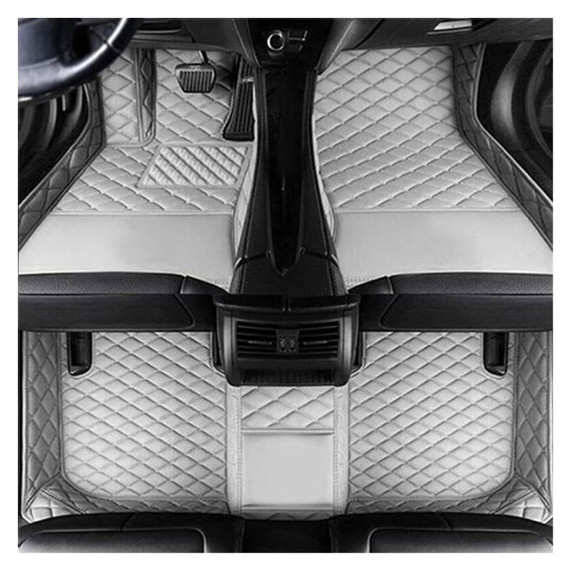 Auto Fußmatten Automatten Für Für A3 Limousine 2013 2015 2016 2017 2018 2019 Custom Car Fußmatten Leder Teppiche Volle Schutz Auto Zubehör(Gray) von MWCMAMBG