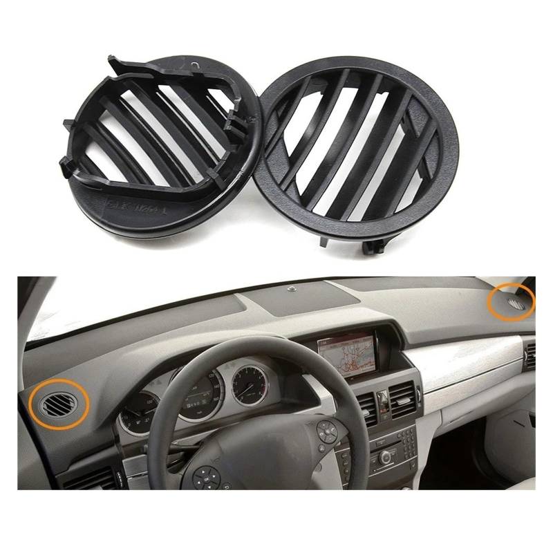 Auto Klimaanlage Vent Armaturenbrett-Konsole Links Rechts Klimaanlage Ac Vent Grill Outlet Für Benz 204 GLK X204 GLK220 GLK250 GLK350 GLK300 2008-2012(1 Paar) von MWCMAMBG