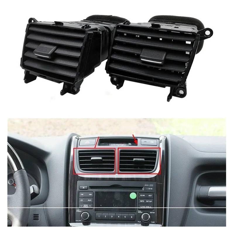 Auto Klimaanlage Vent Armaturenbrett-Lüftungsschlitze Klimaanlagen-Lüftungsschlitze Für Kia Für Sportage Active 2005–2009 974901F000 A/C-Auslassöffnung 974801F000(Center 2PCS) von MWCMAMBG