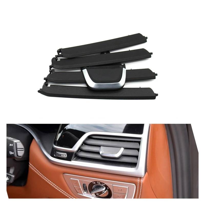 Auto Klimaanlage Vent Armaturenbrett Vorne Klimaanlage Ac Vent Outlet Grille Reparatur Kit Für 7 Serie G11 G12 2016 2017 2018 2019 2020 740 750 730(Front Right-RHD) von MWCMAMBG