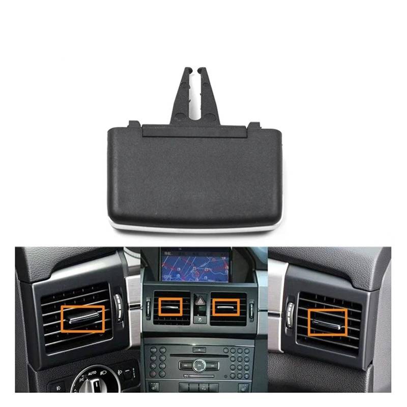 Auto Klimaanlage Vent Auto Front Klimaanlage Vent A/C Vent Grille Outlet Tab Slider Clip Für Benz C Für GLK W204 C180 C200 C260 GLK260 GLK300(Front 1PCs) von MWCMAMBG