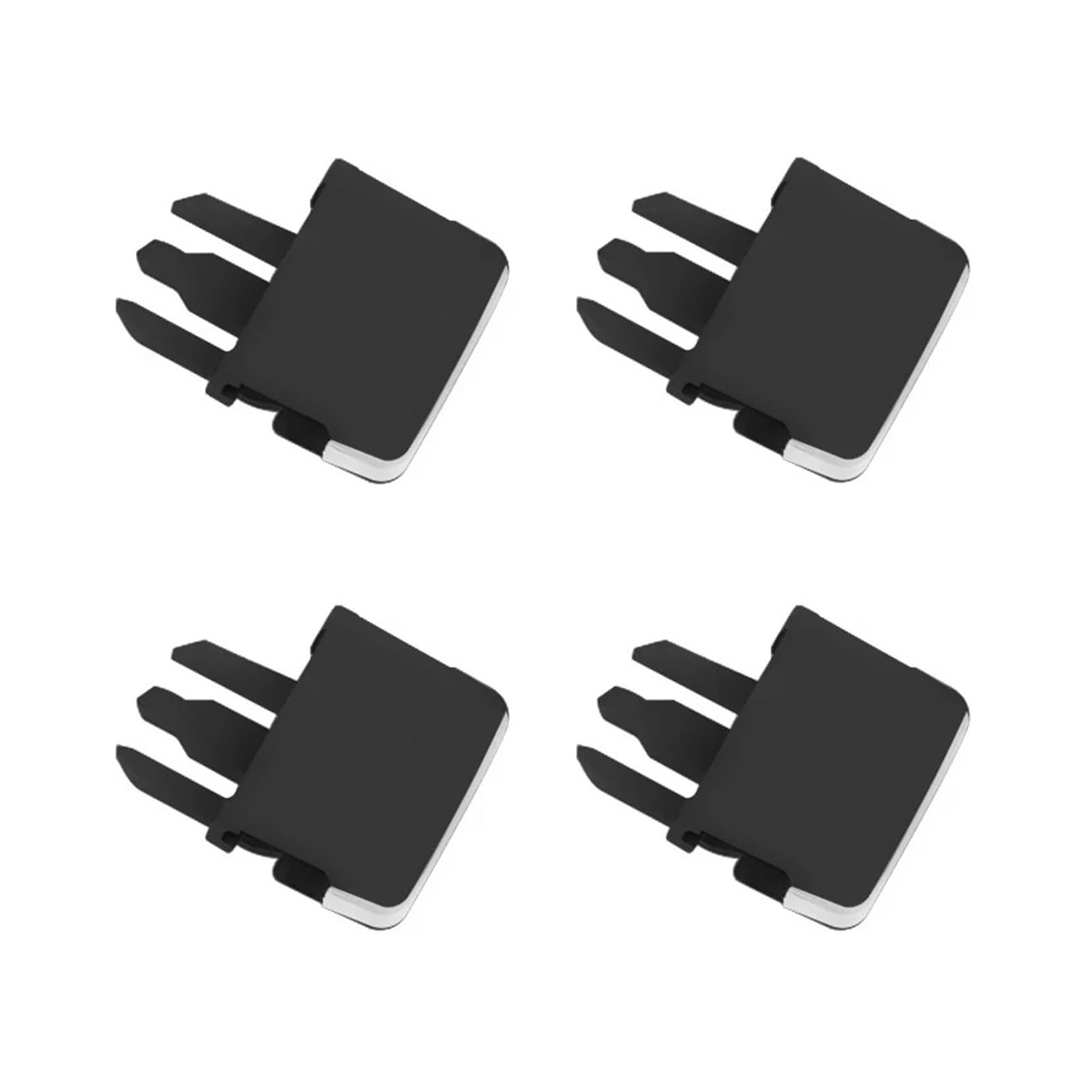 Auto Klimaanlage Vent Auto-Klimaanlage-Entlüftungsöffnungs-Tab-Clip Für Toyota Für Corolla Im Alten Stil Für Sagitar Auto-Center-Dash-A/C-Entlüftungsöffnungen(Black 4pcs) von MWCMAMBG