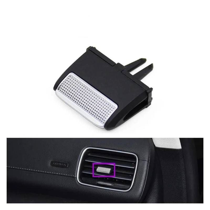 Auto Klimaanlage Vent Auto Vorne Links Rechts Mitte Hinten AC Klimaanlage Steckdose Clips Tab Reparatur Kit Für Benz Für GLS Für GLE 2020-2022 W167(Right 1 PCS) von MWCMAMBG