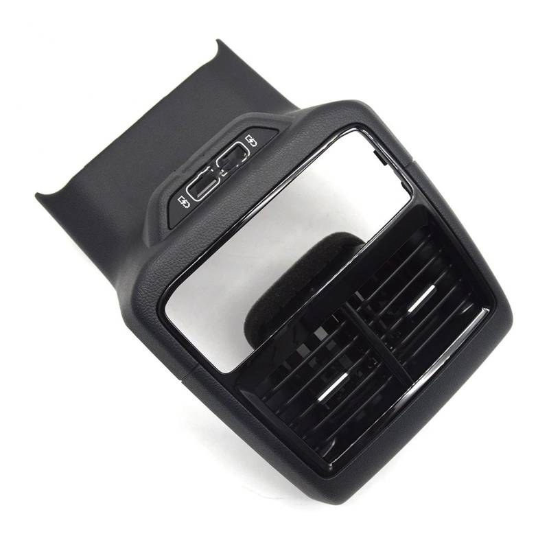 Auto Klimaanlage Vent Fahrzeug Hinten Zweite Auspuff Vent Halb Montage Schwarz Hohe Konfiguration Für 2019 Für Jetta MK7 17G864298B 17G 864 298 B von MWCMAMBG
