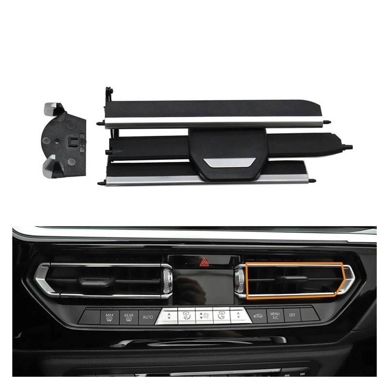 Auto Klimaanlage Vent Für 1 2 3 4 Z4 X3 X4 Serie F40 F44 G20 G26 G29 G01 G02 Auto Armaturenbrett Mittelklimaanlage AC Vent Outlet Grill Reparatursatz(Middle Right) von MWCMAMBG