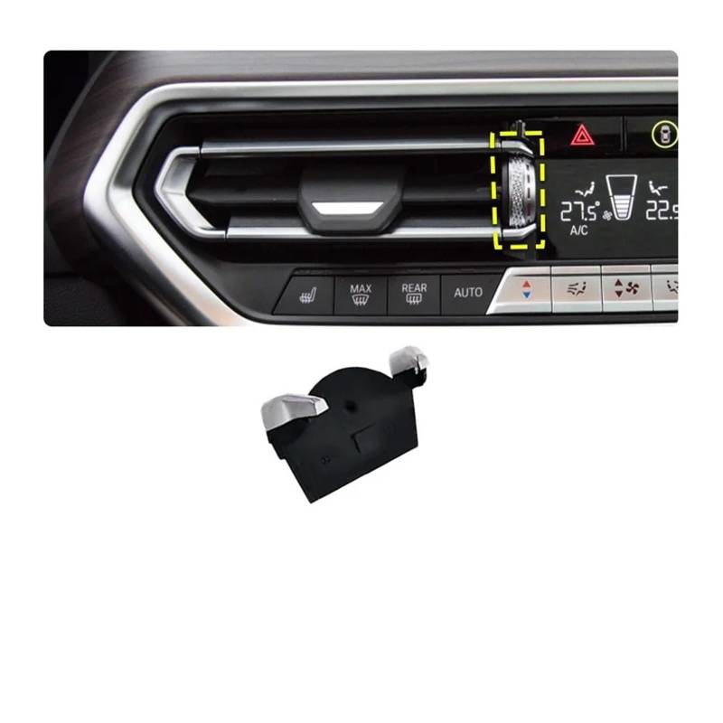 Auto Klimaanlage Vent Für 3er G20 G28 320 325li Z4 Front Mittel Klimaanlage Outlet Vent Control Pick Clip Zwischen Klinge Reparatursatz(Left Fixed Corner) von MWCMAMBG